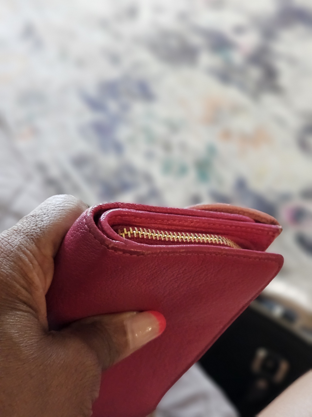Miu Miu Two-Tone Pink Leather Wallet - Picture 8 of 10